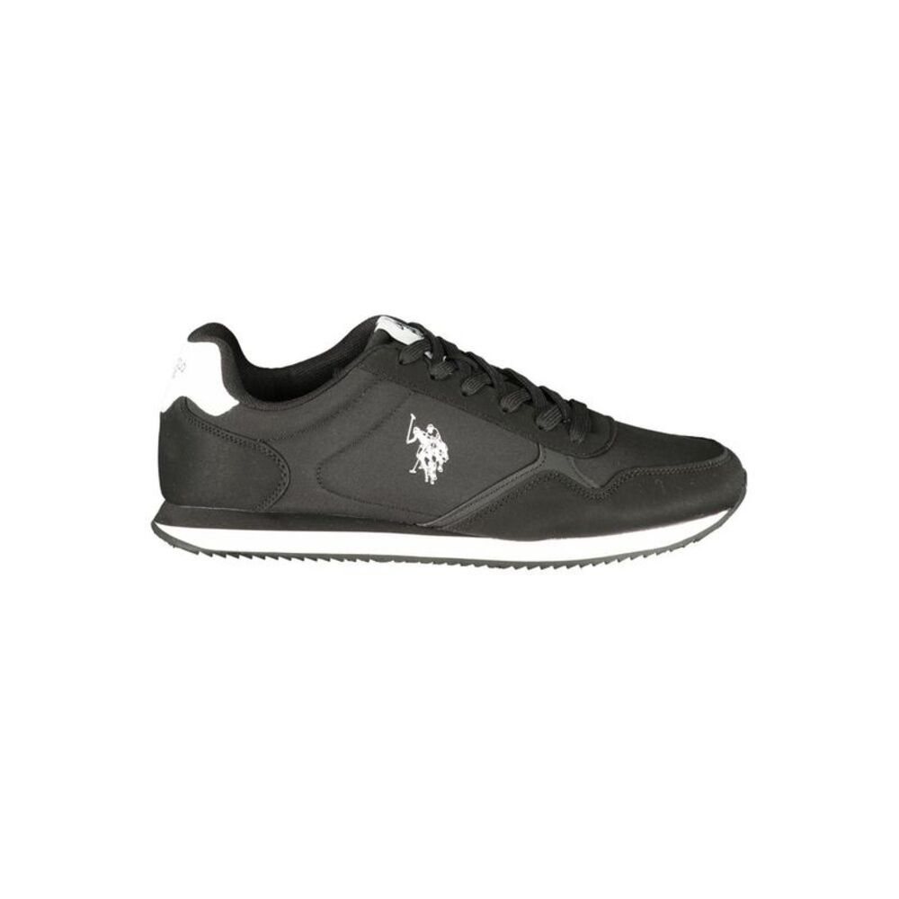 U.S. POLO ASSN. Black Polyurethane Men's Men's Sneaker